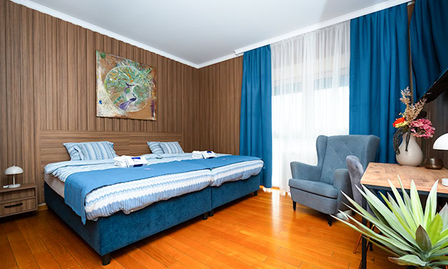VIP apartman za pacijente tokom lečenja zavisnosti u klinici MedTiM